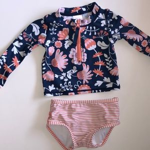 Ruffle Butts baby girl 6-12 month swimsuit